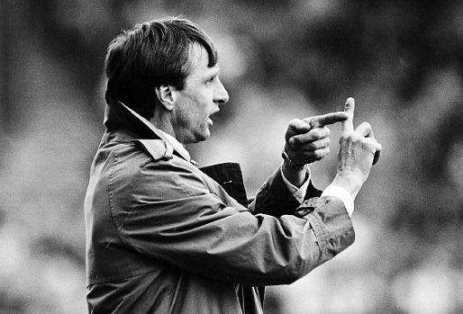 The great Johan Cruyff while coaching