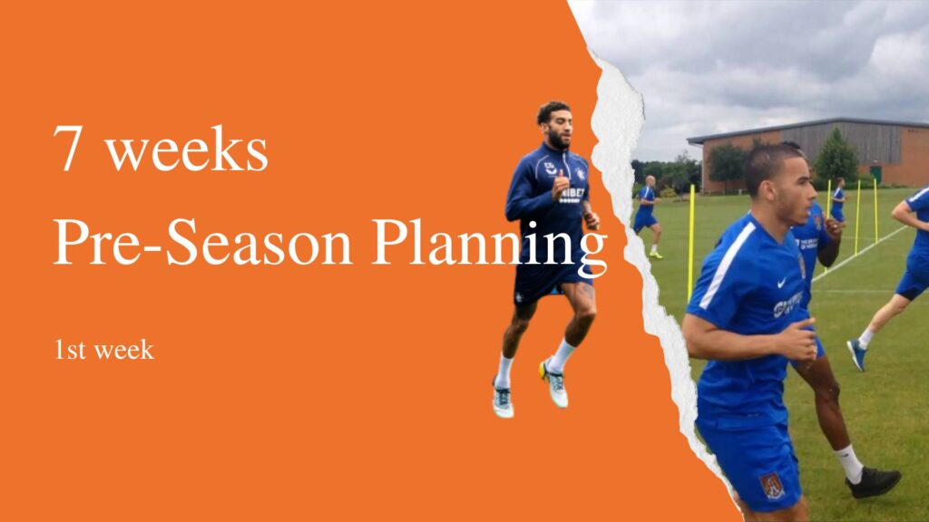 Pre-season football training week 1