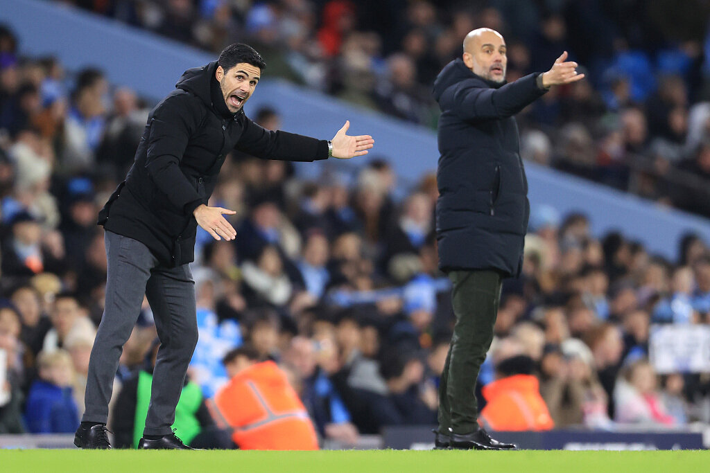 Guardiola and Arteta the master of possession in football