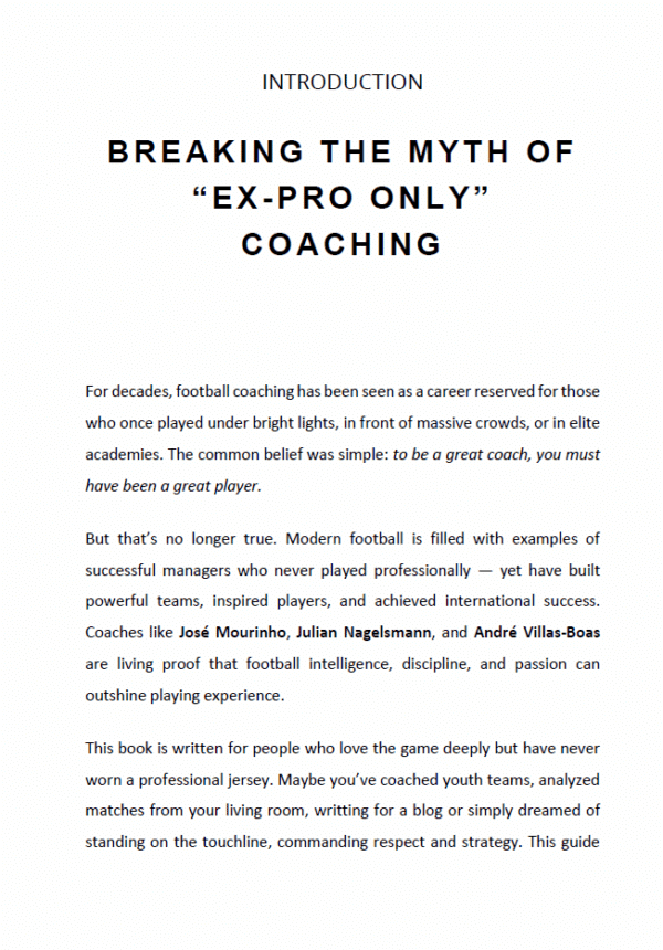 From Sidelines to Success – How to Build a Football Coaching Career Without Playing Professionally